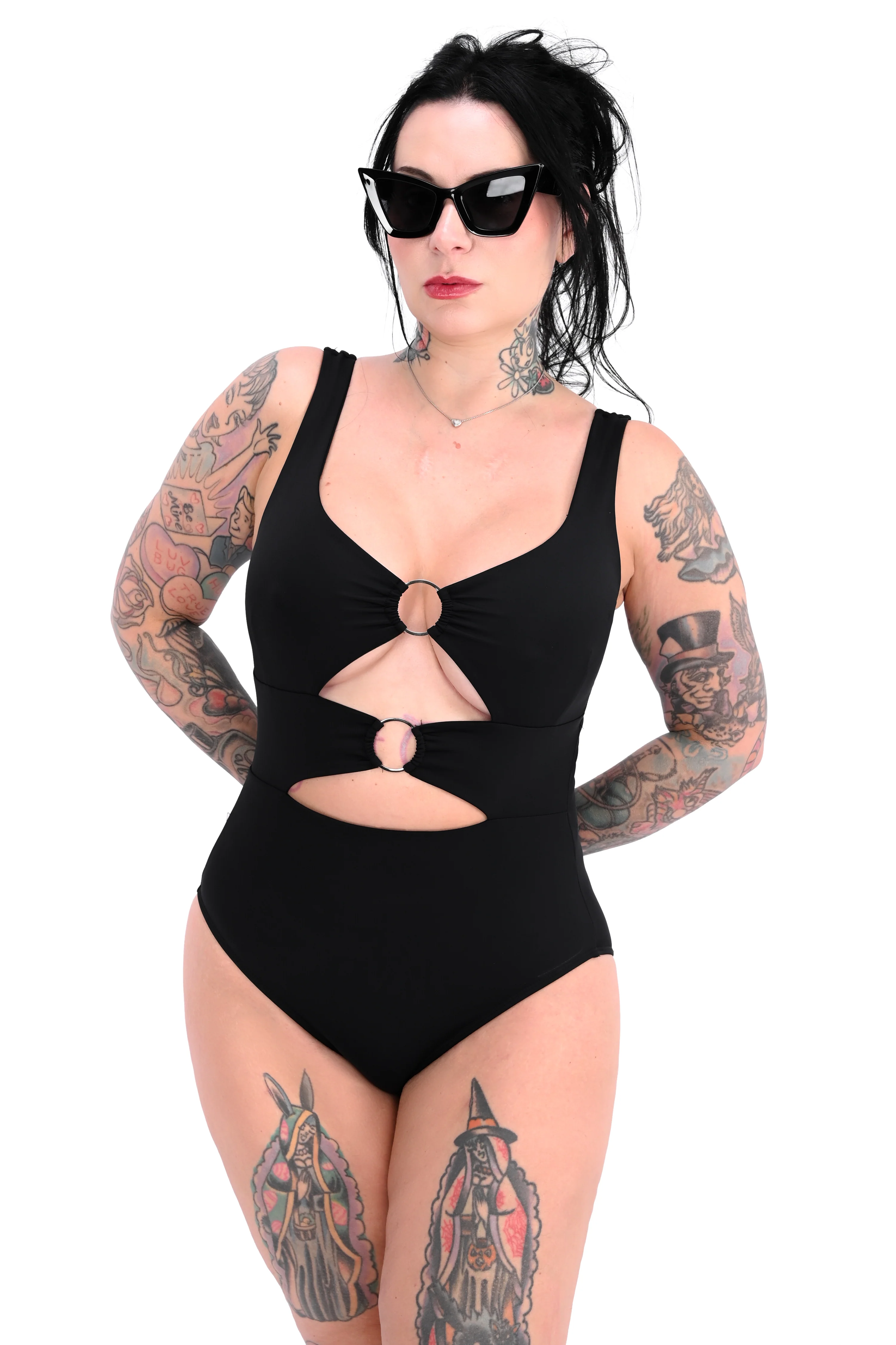 Charlotte O-Ring One Piece Swimsuit - Limited Edition 3XL/4XL left! - Image 3