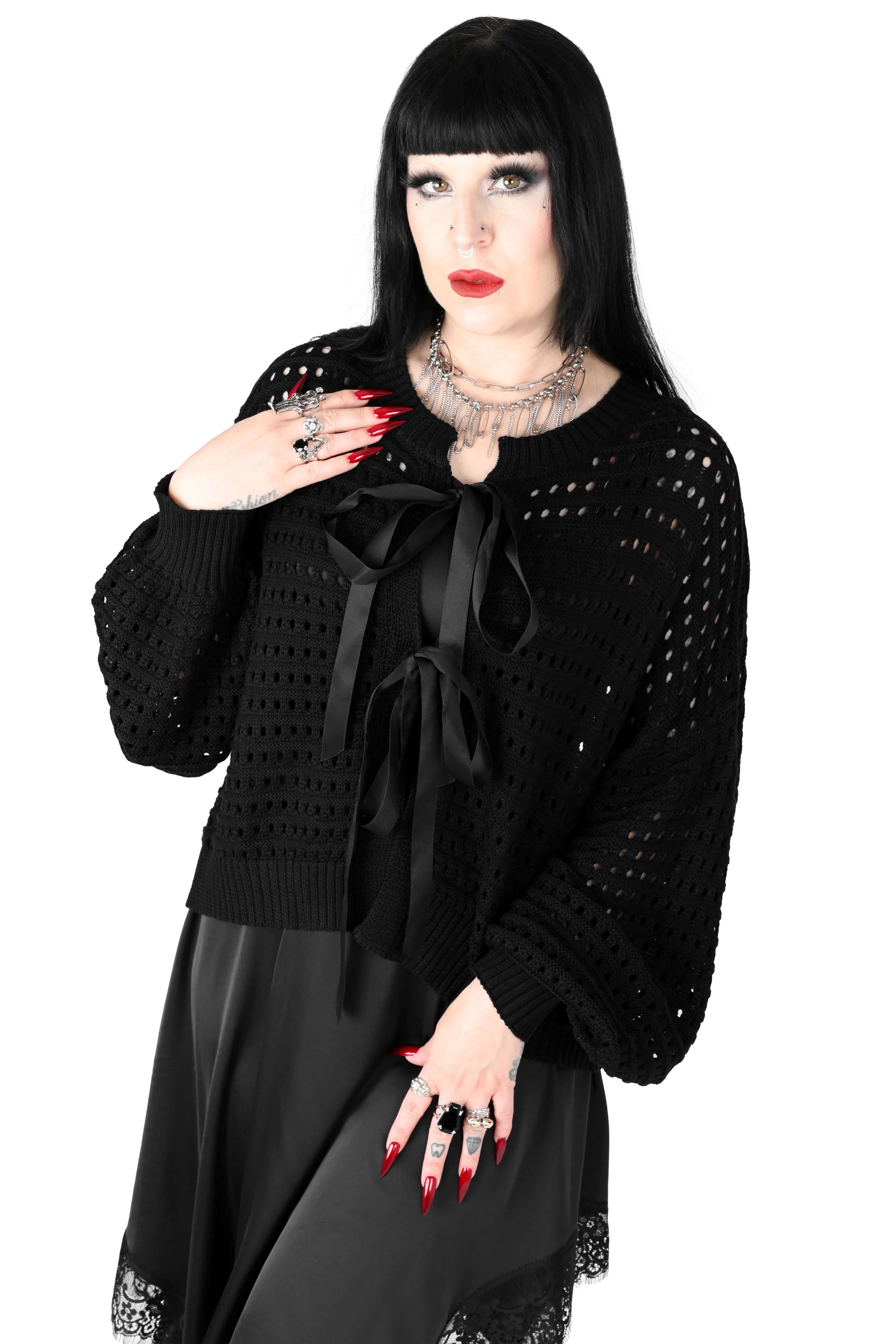 Cali Ribbon Cardigan - 3XL/4XL left ! - Image 2