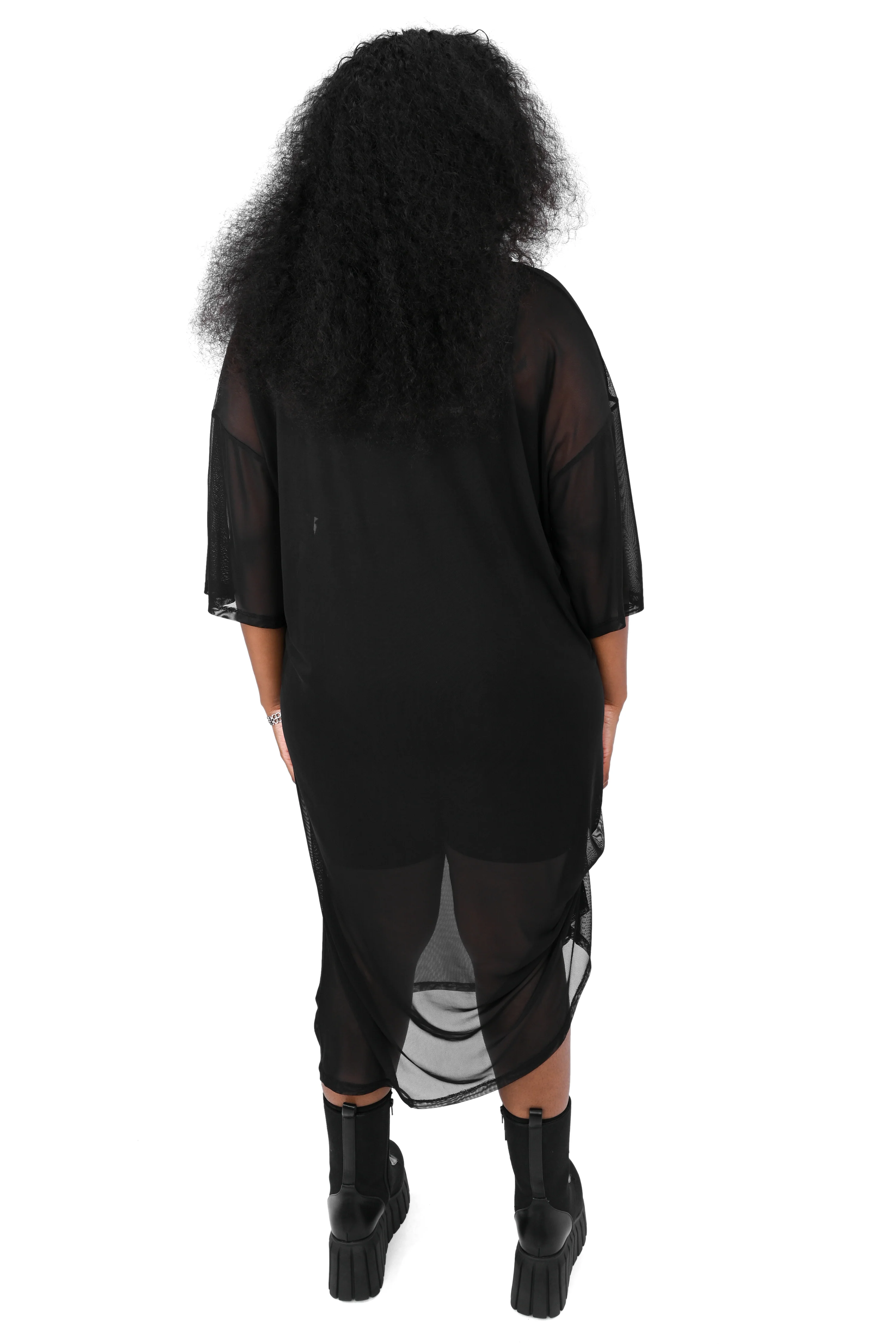 Oversized Mesh T-Shirt Dress - 3XL/4XL/5XL left! - Image 5