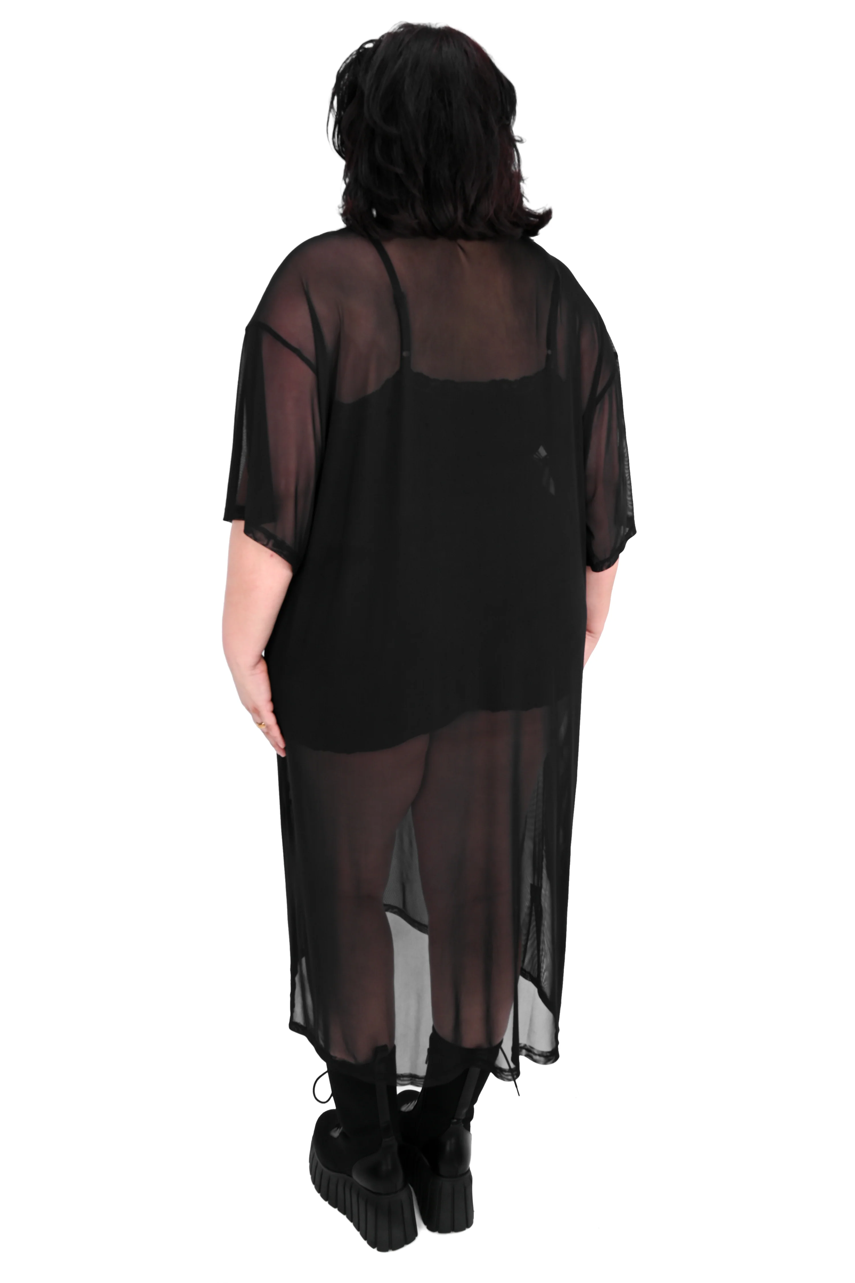 Oversized Mesh T-Shirt Dress - 3XL/4XL/5XL left! - Image 6