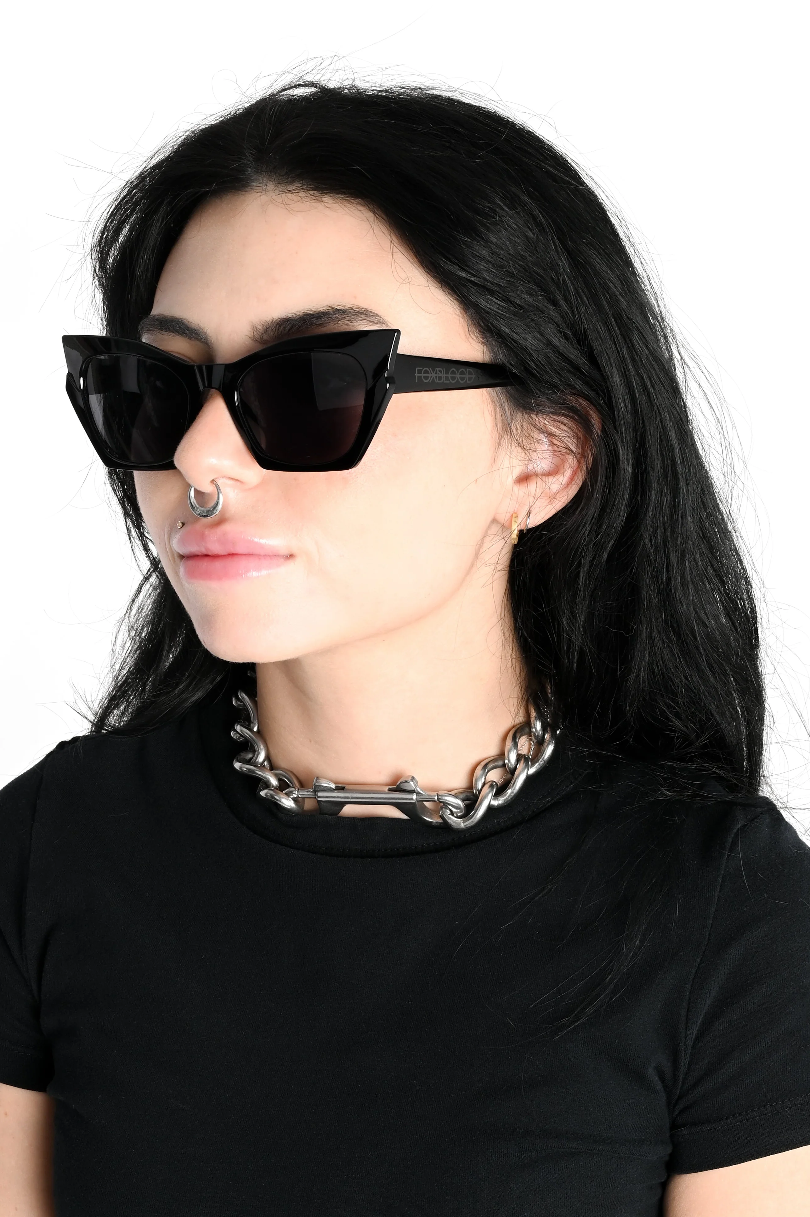 Raquel Sunglasses - All Black - Image 2