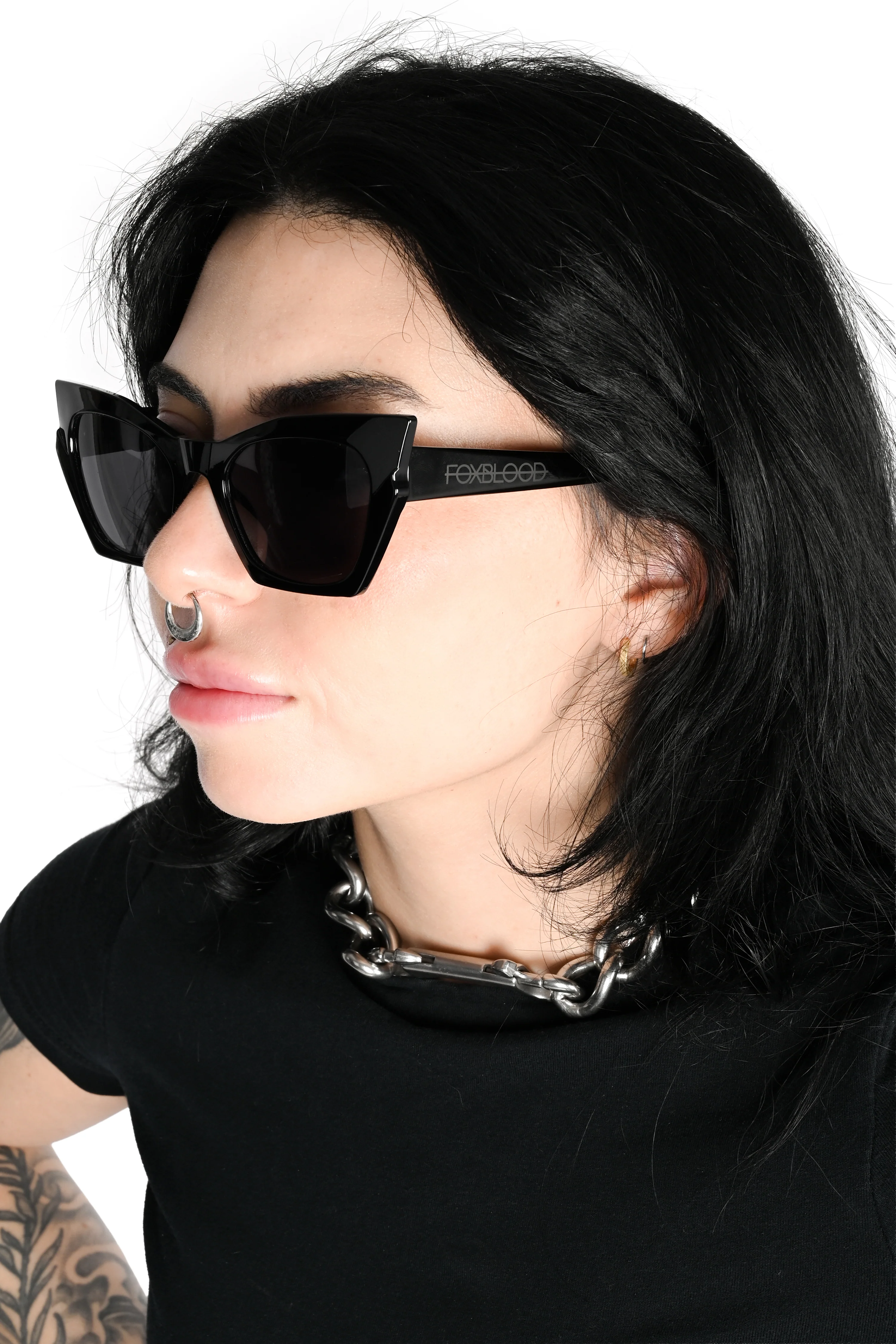 Raquel Sunglasses - All Black - Image 3