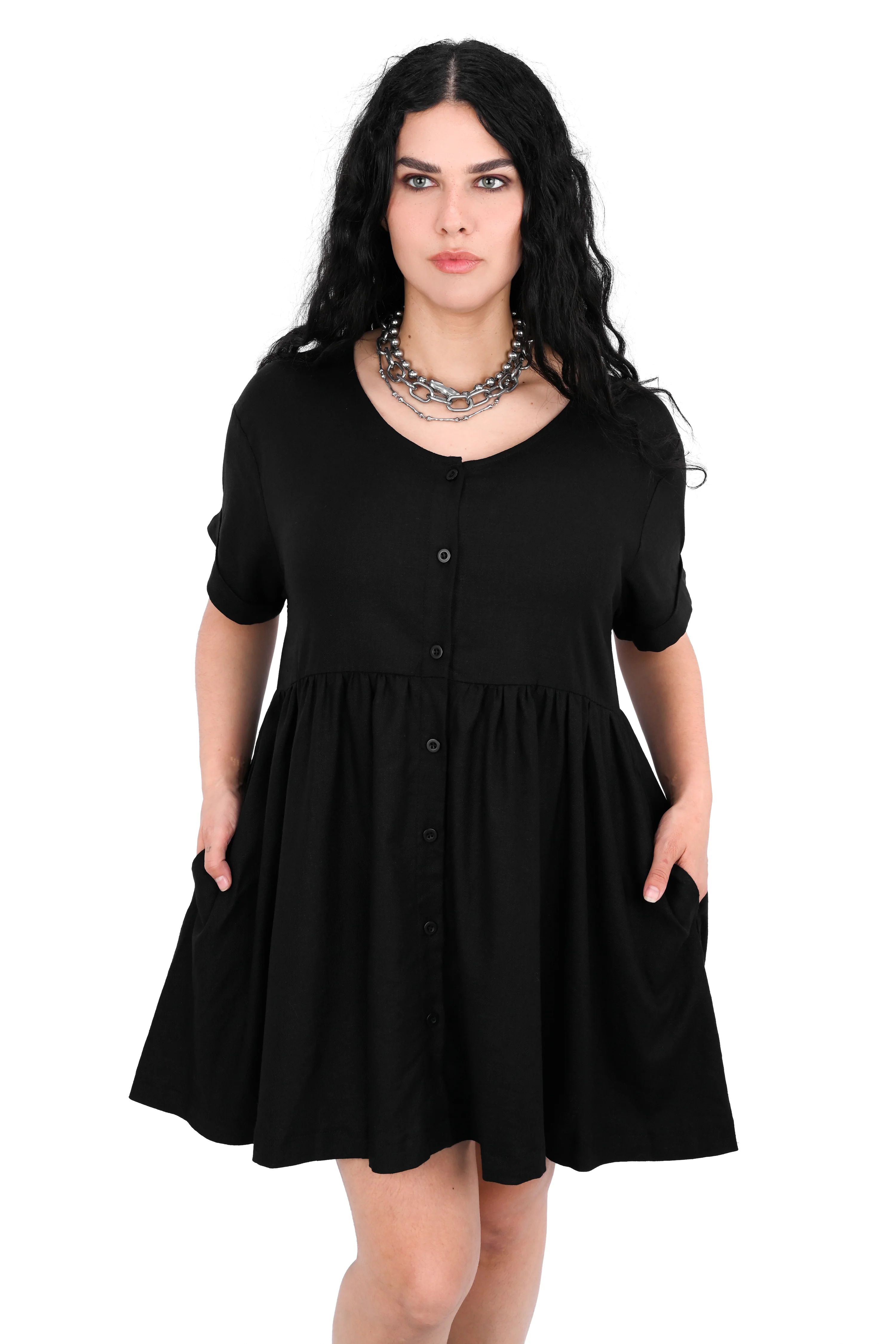 Riley Babydoll Dress - Sign Up For Restock Notifications!