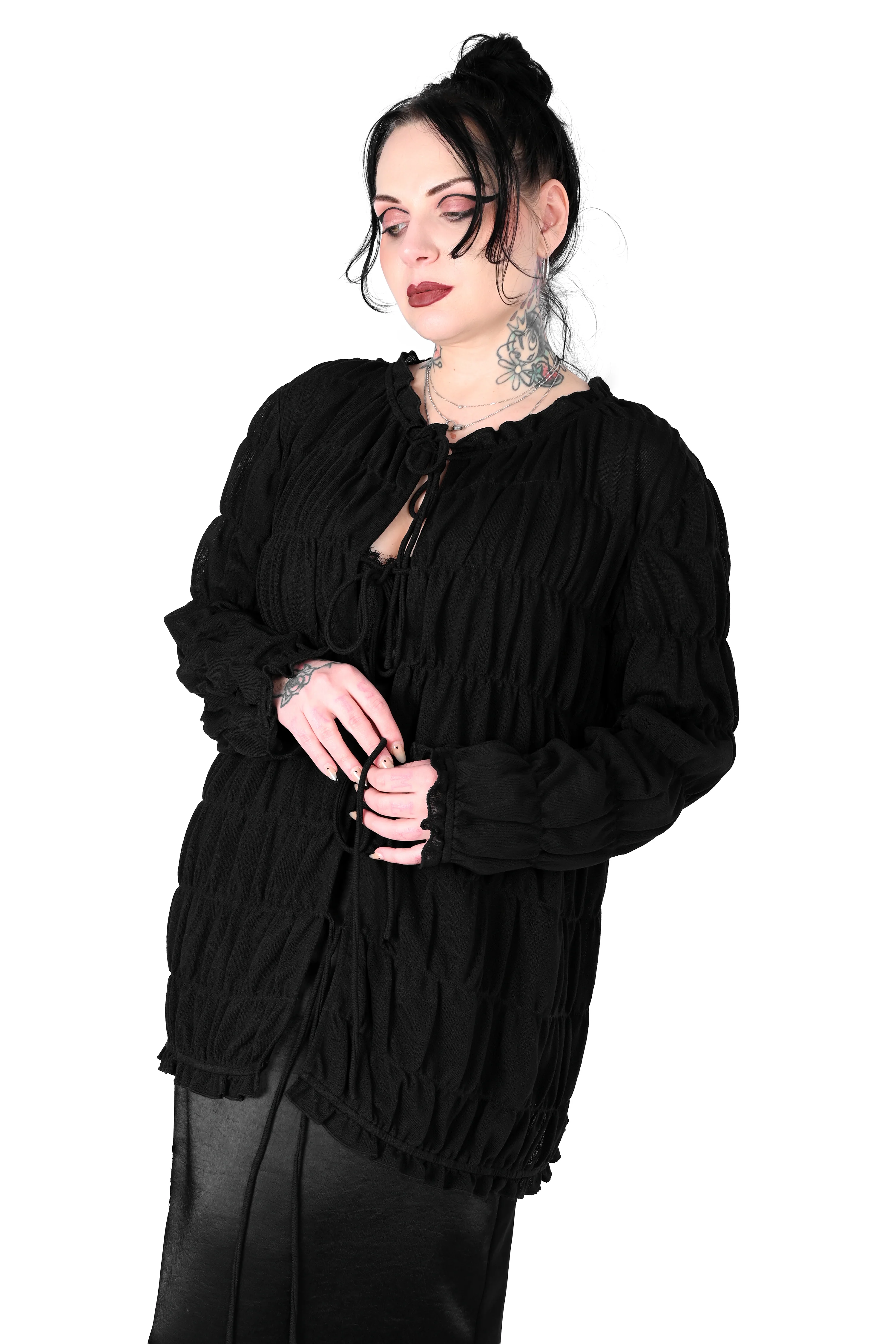 Silvia Tie Front Top
