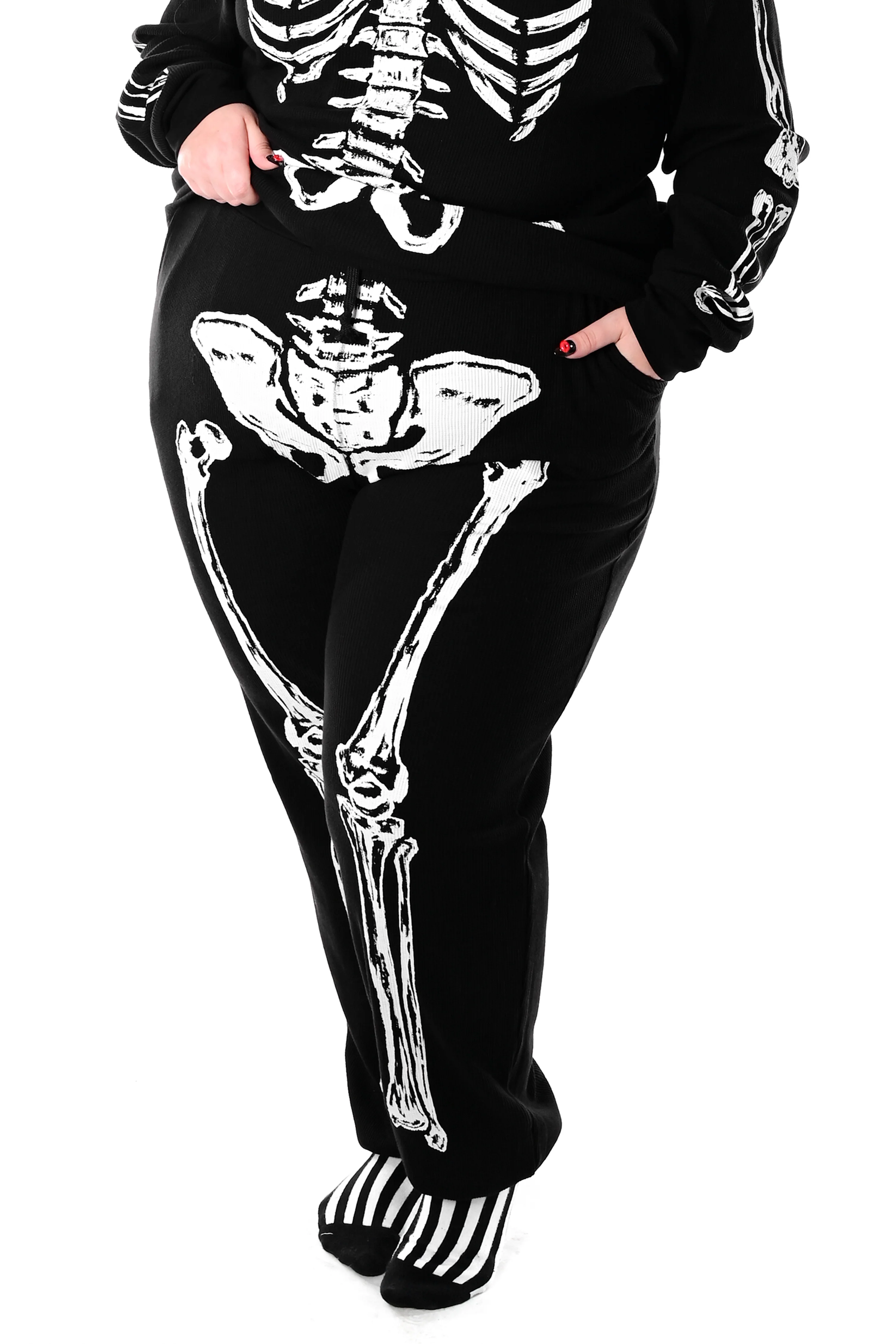 Skeleton Thermal Joggers - Unisex - Image 2