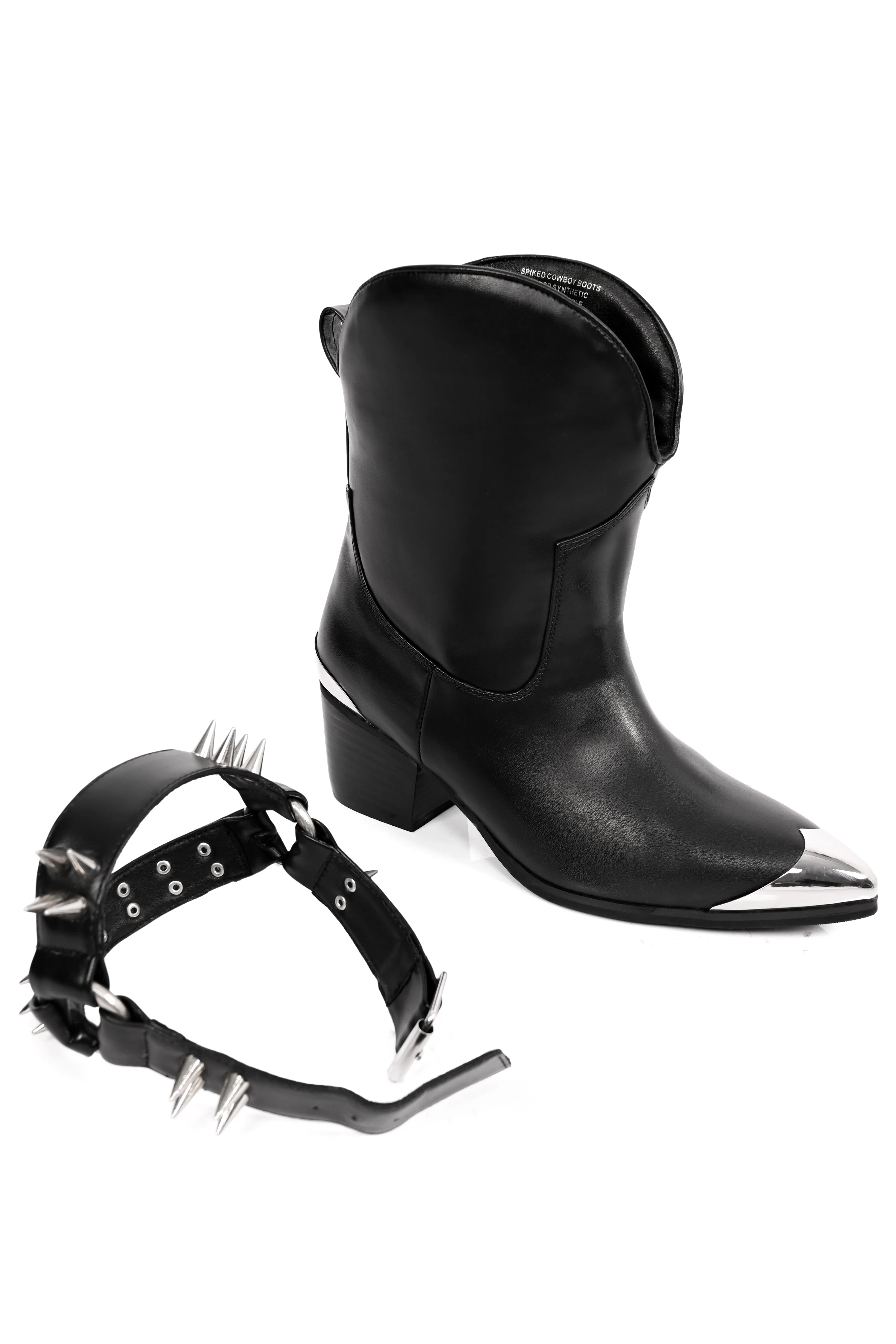 Tommie Spiked Cowboy Boots - Sizes 6/7/10 left! - Image 4