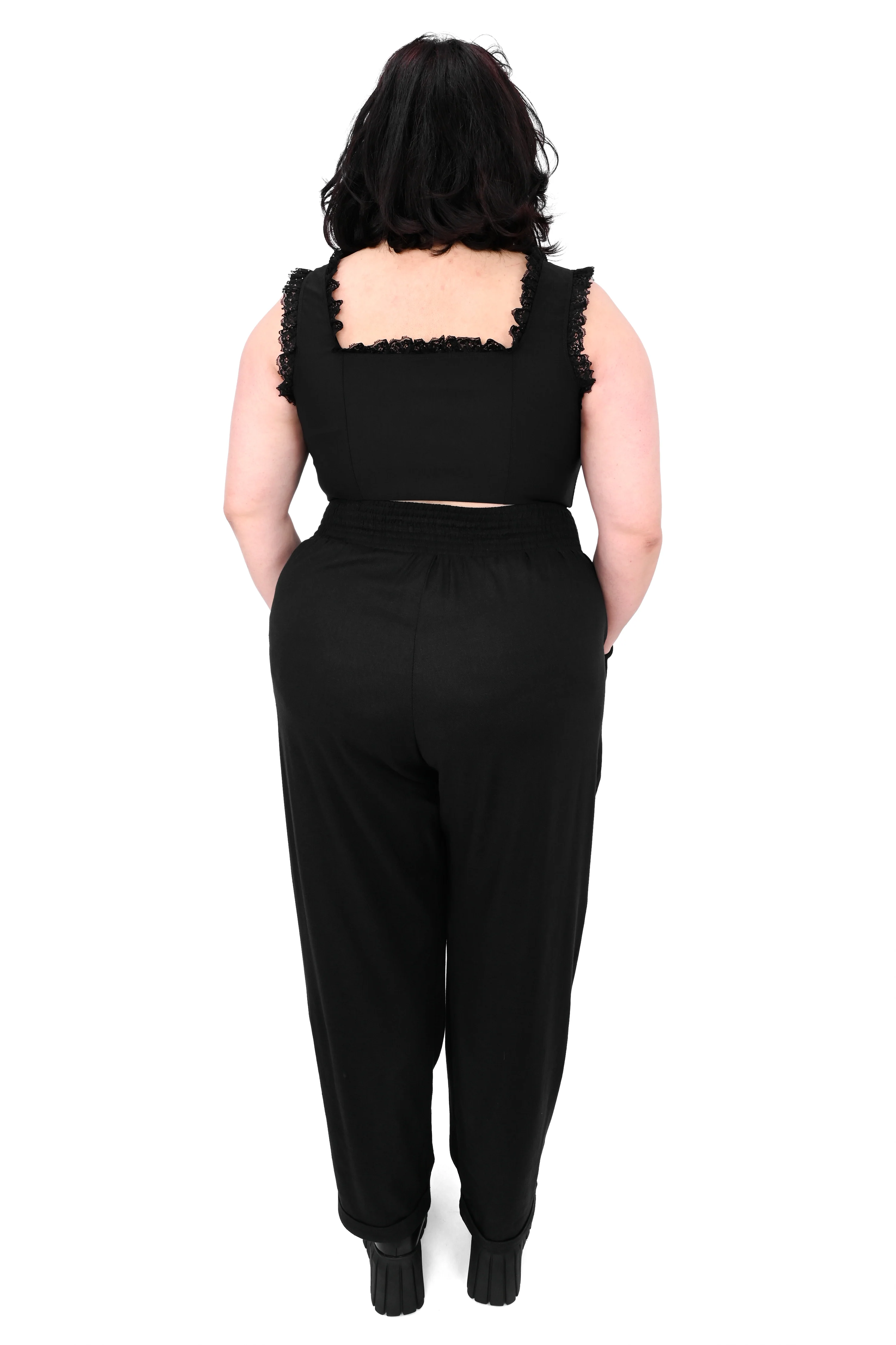 Tapered Culotte Pants - No Restock! Final Sale -XS left! - Image 5
