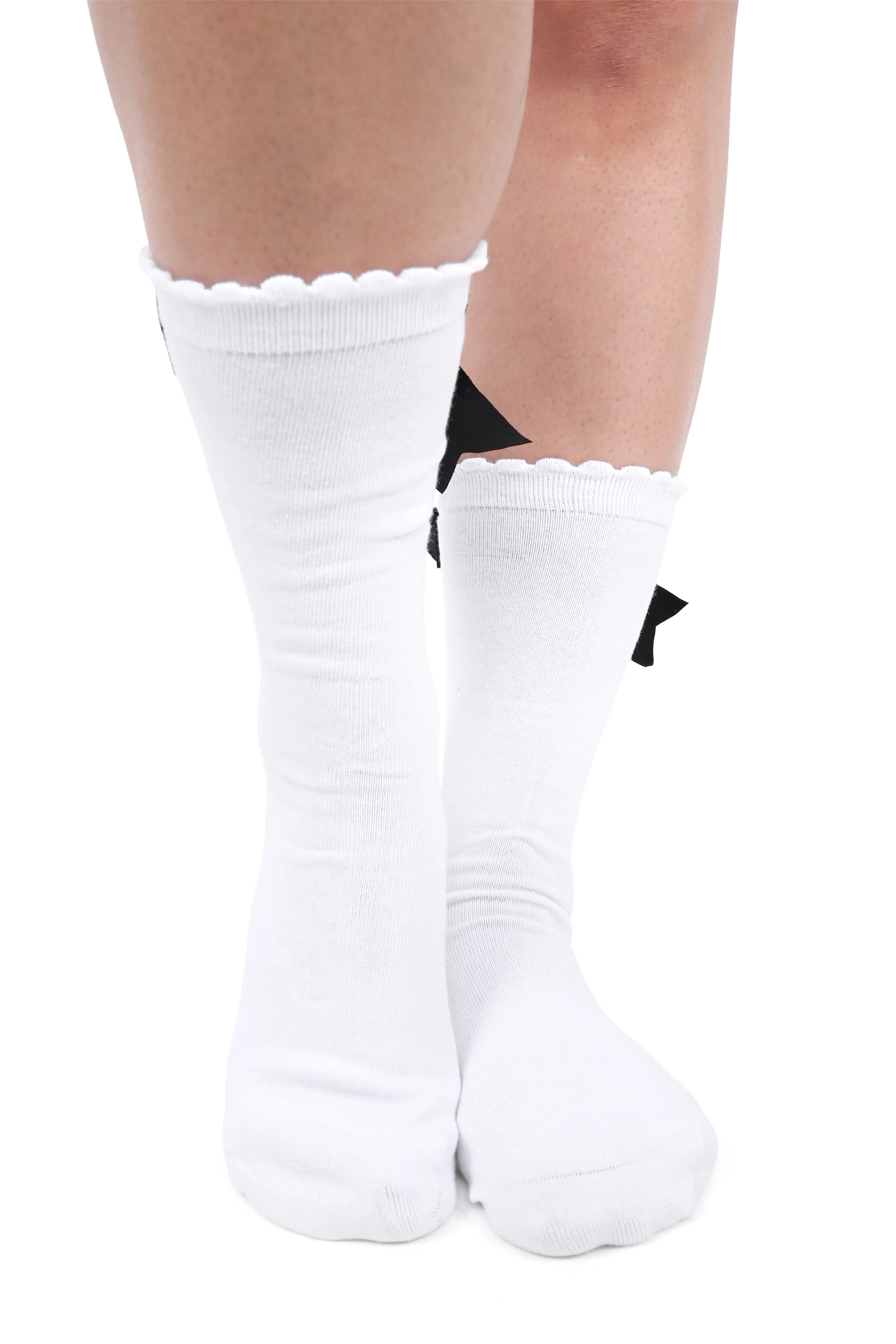 White Ribbon Socks - Image 2